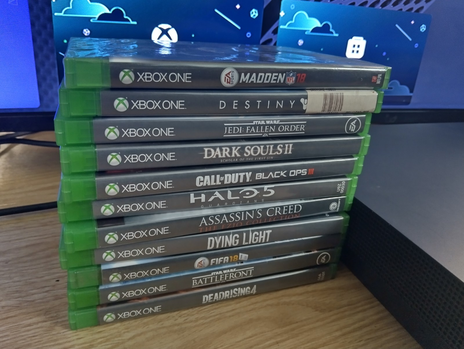 Microsoft Xbox One X 1TB Console System Bundle Elite Controller + Games + Case