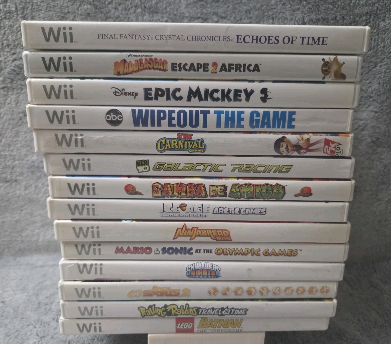 Nintendo Wii Game Lot of 14 Games UNTESTED. Pls Read
