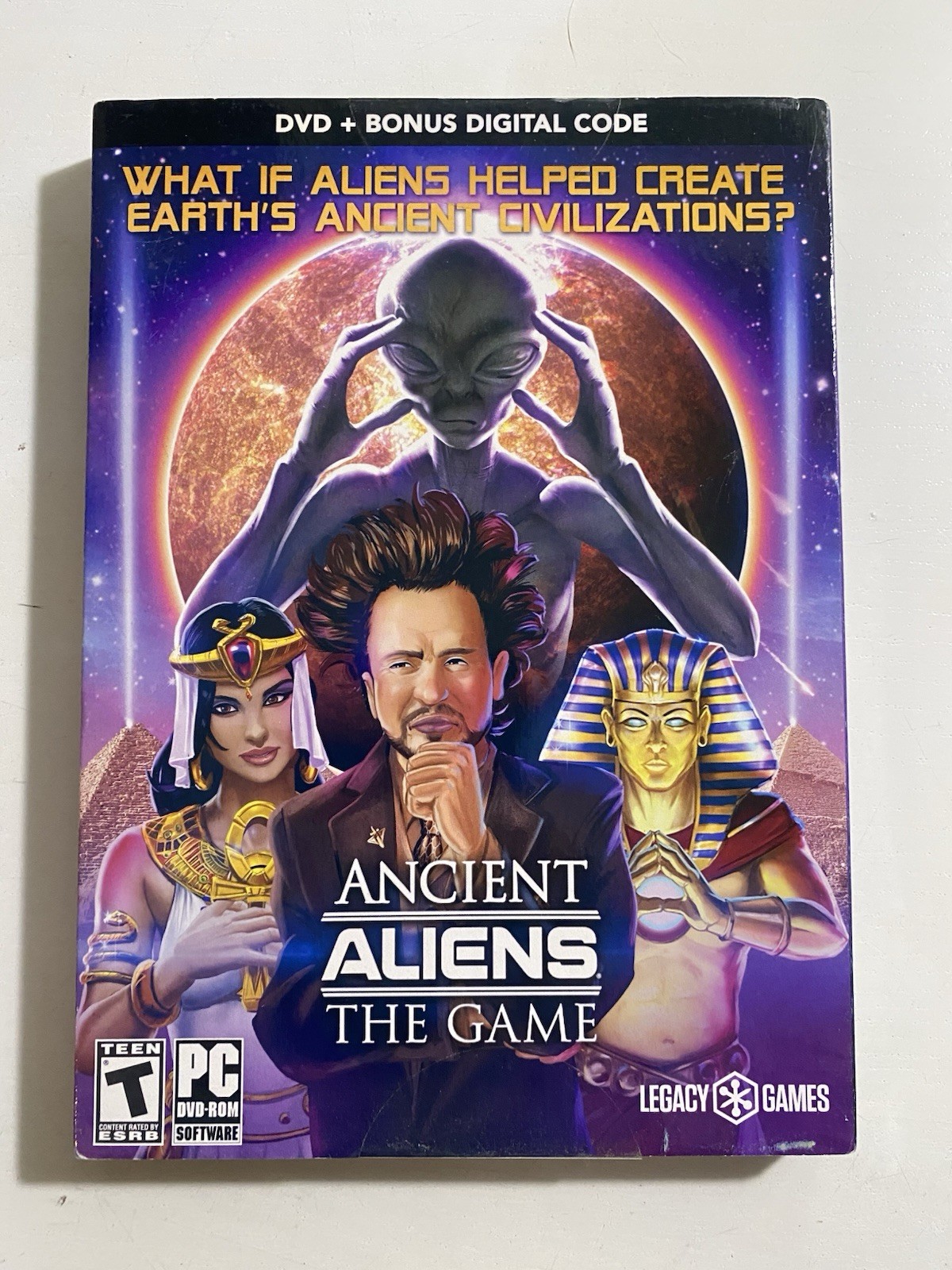 Legacy Games Ancient Aliens: The Game PC DVD-ROM + Bonus Digital Code 2022