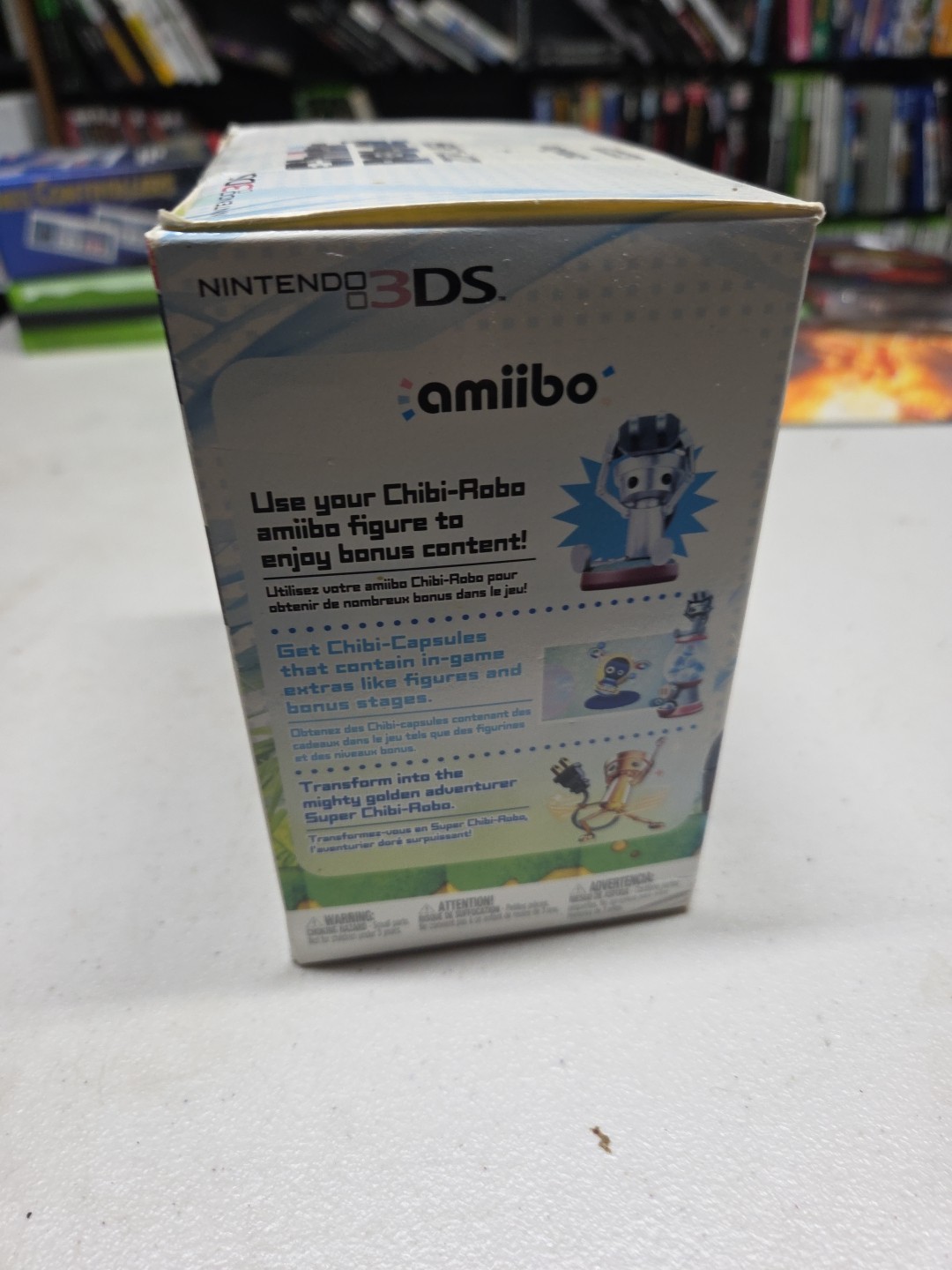Chibi-Robo! Zip Lash + Amiibo Bundle (Nintendo 3DS) Brand New – Factory Sealed