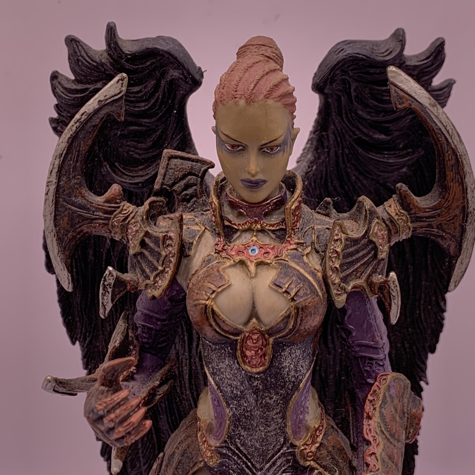 Avia Figure from Aion Limited Collectors Edition Winged Asmodian Daeva *AS IS*