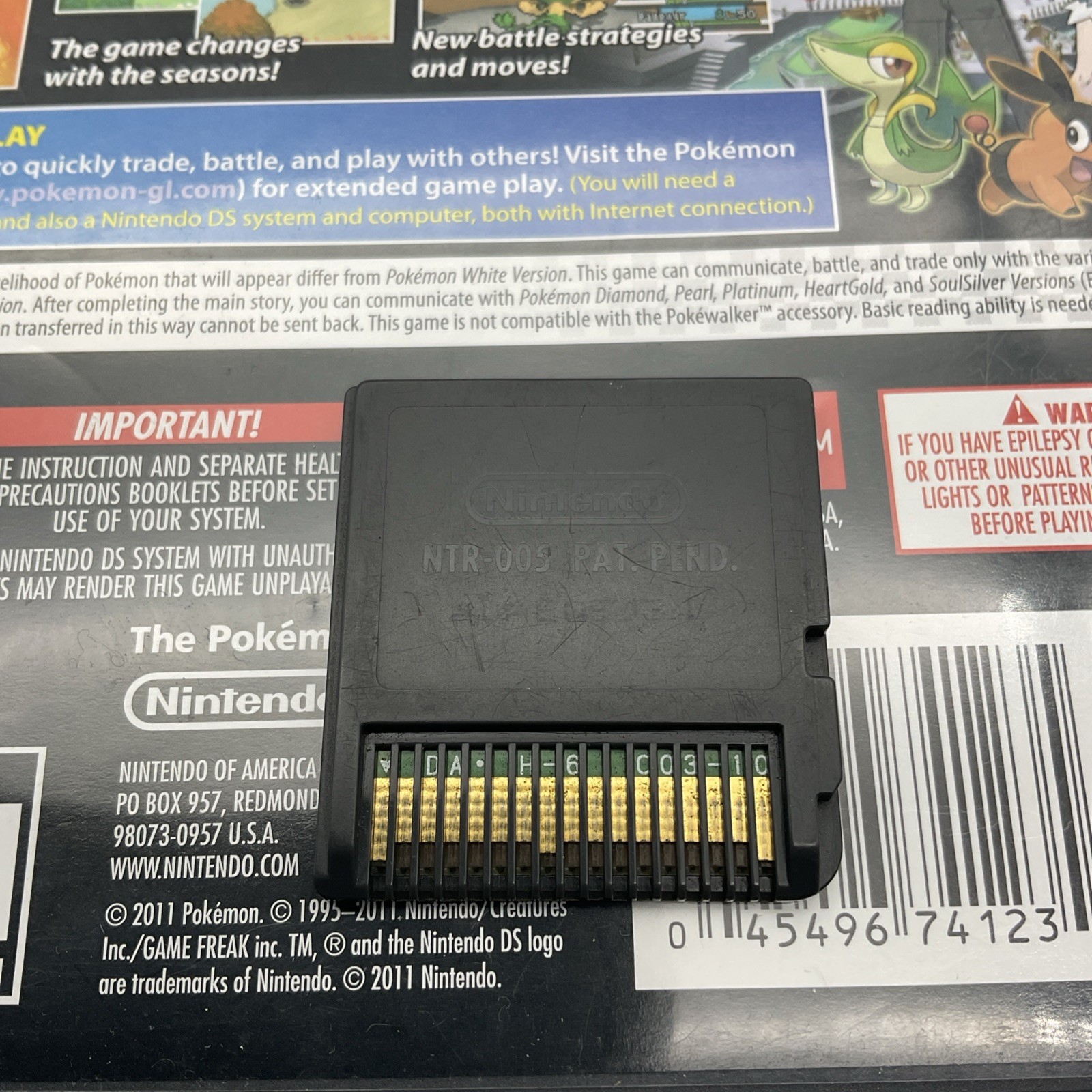 Pokémon Black, White 1 & 2, Diamond (Nintendo DS) Authentic|Tested & Working