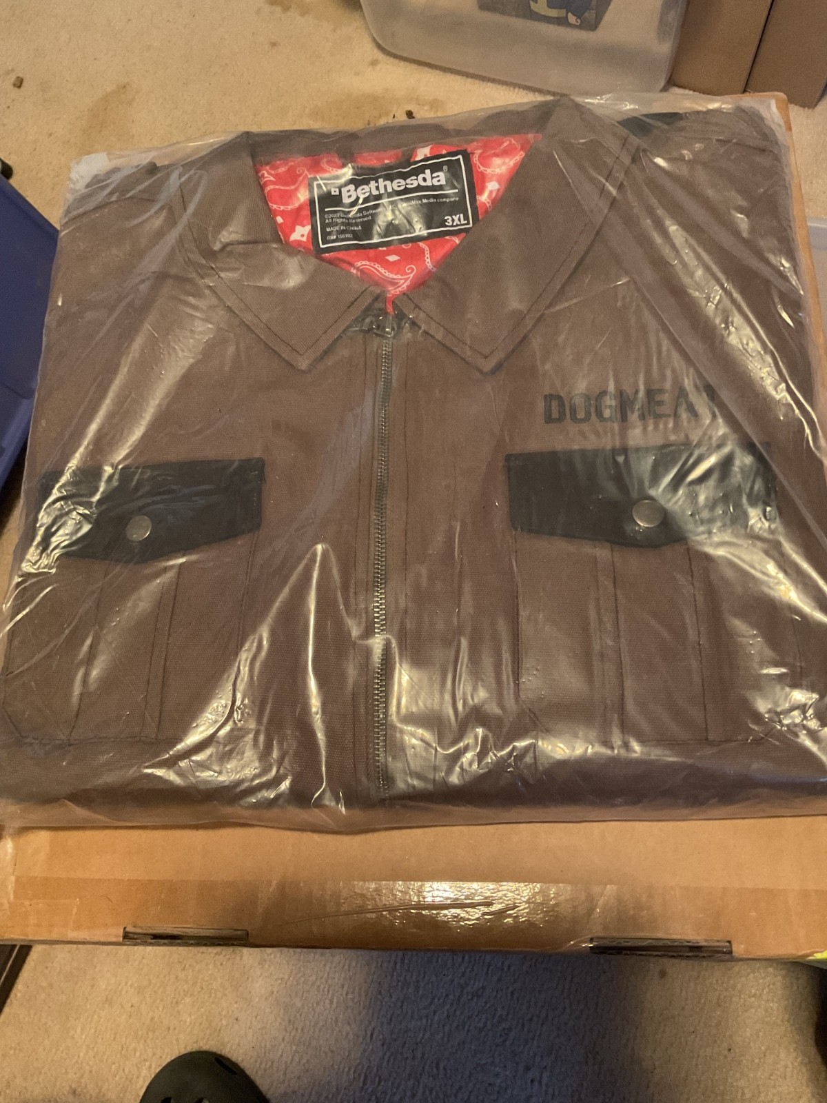 Fallout Dogmeat Tracker Canvas Jacket New 3XL