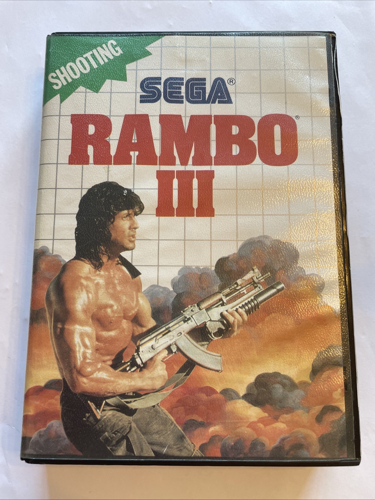 Rambo III – Sega Master System 1988- Game In Box Tested