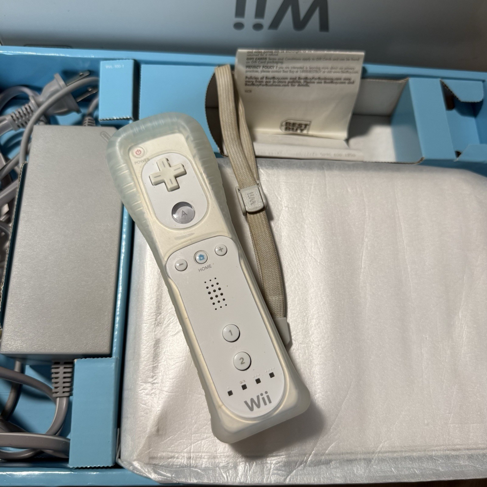 Nintendo Wii Sports White Console CIB – Manuals Cords – Tested Working – CLEAN!!