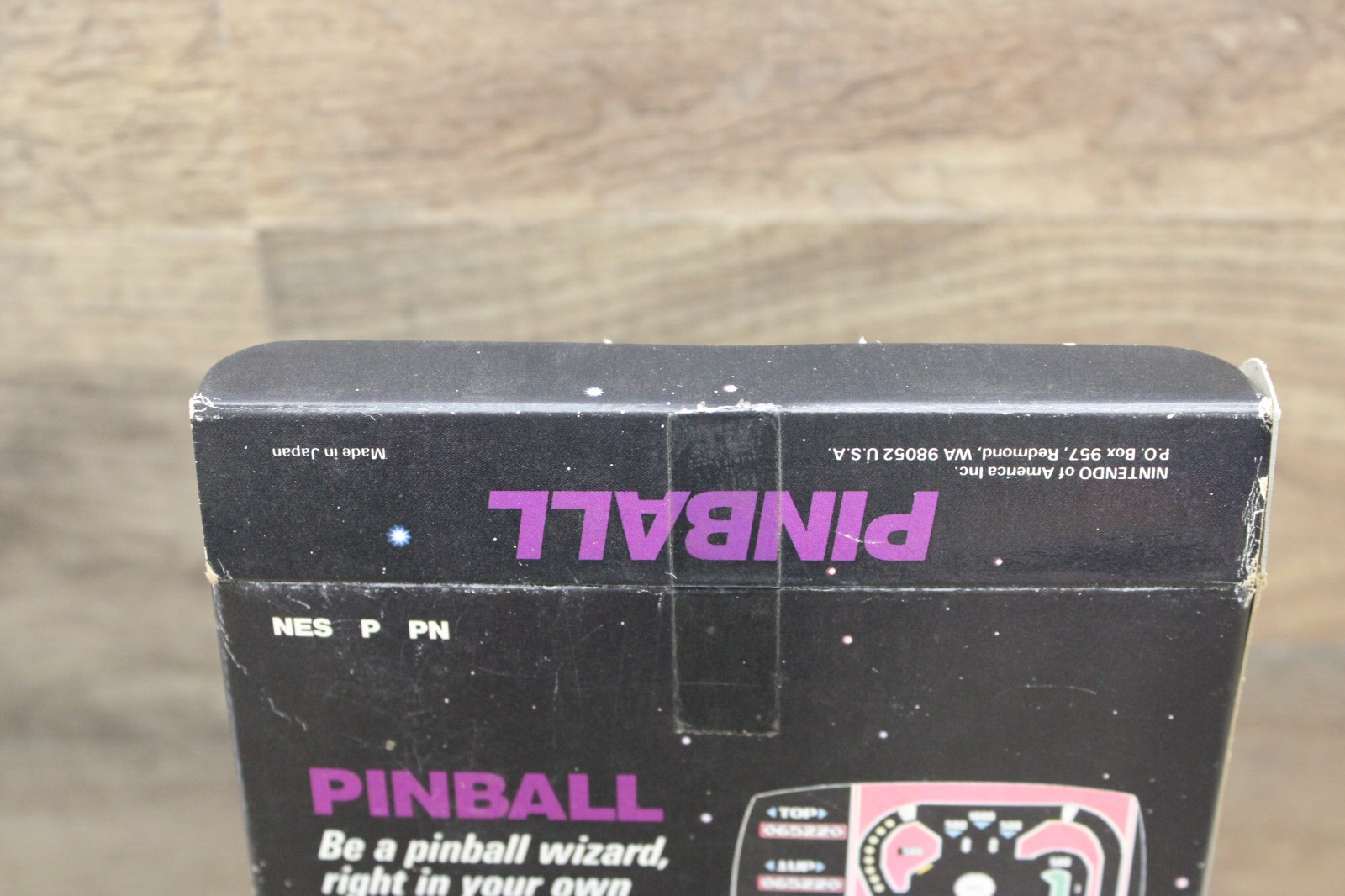 Pinball Nintendo NES 1985 VIDEO GAME BOX ONLY