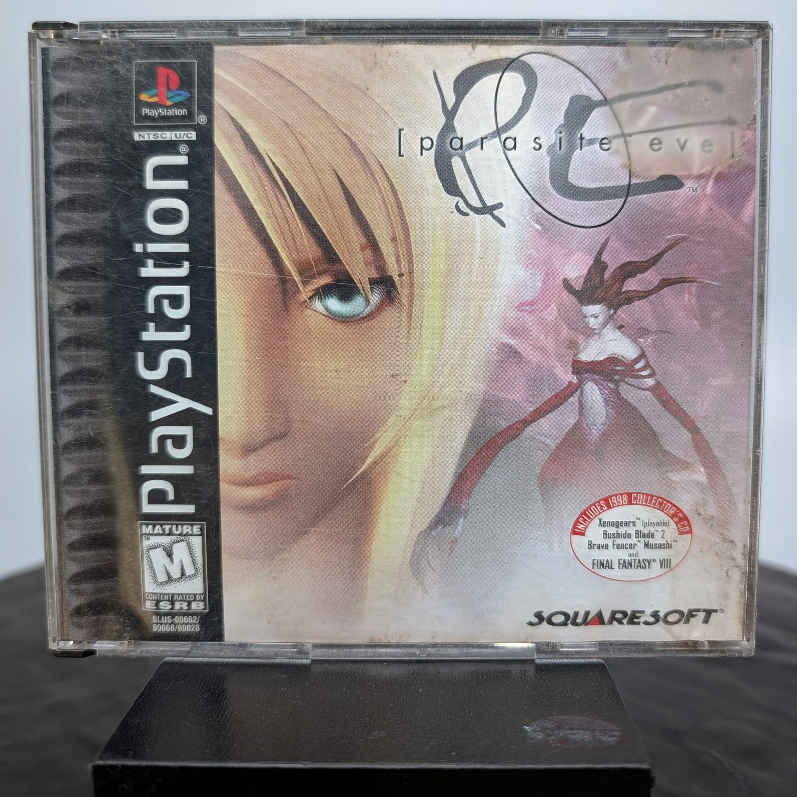 Parasite Eve PS1 PlayStation Squaresoft 3-Disc Black Label Complete CIB ð®