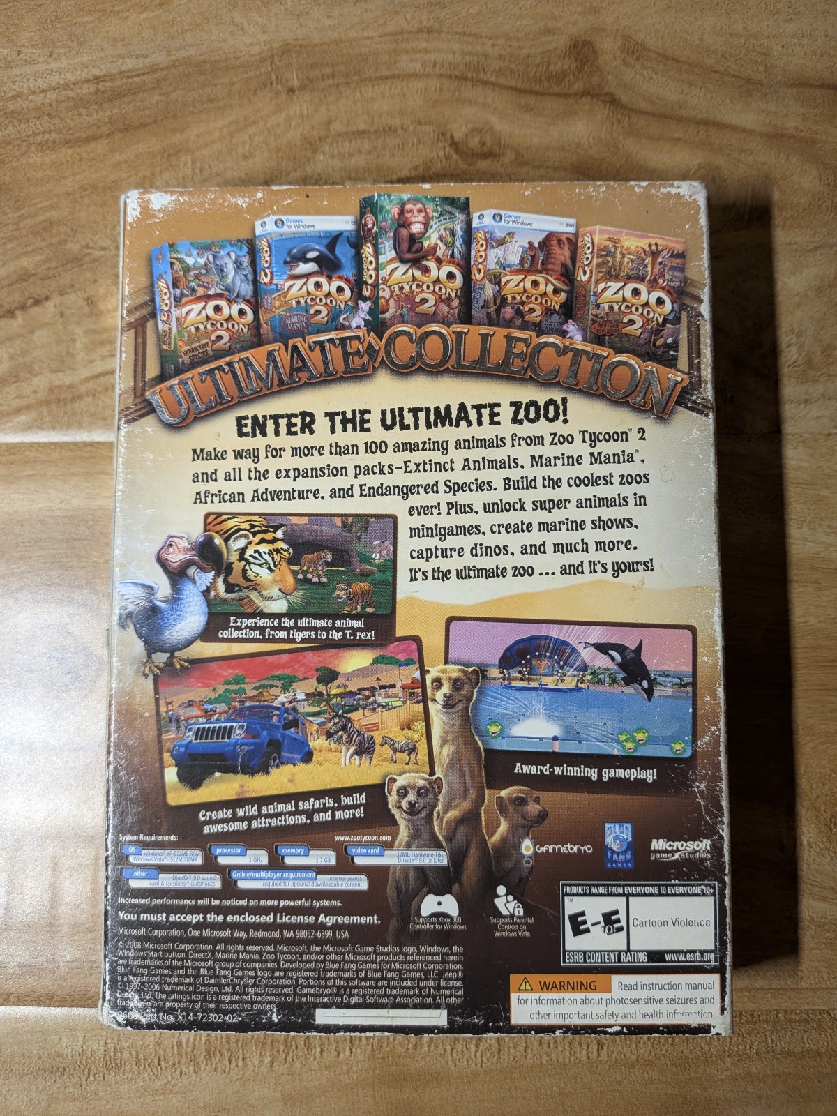 Zoo Tycoon 2: Ultimate Collection (PC, 2008) DISC 2 AND 3 only