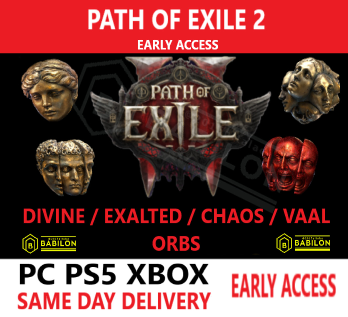 PATH OF EXILE 2 DIVINE EXALTED ORBS POE 2 ✅ PC PS5 XBOX ✅ EARLY ACCESS CURRENCY