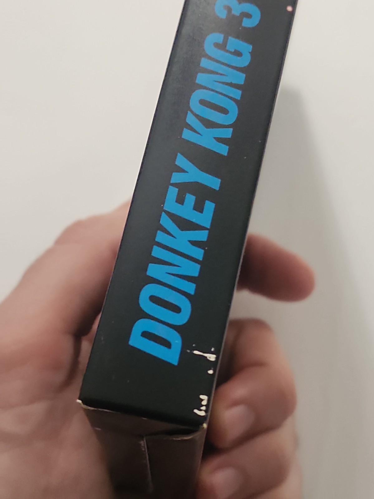 Donkey Kong 3 Nintendo NES Empty Box Only HangTab BLACK BOX Needs Wata Psa