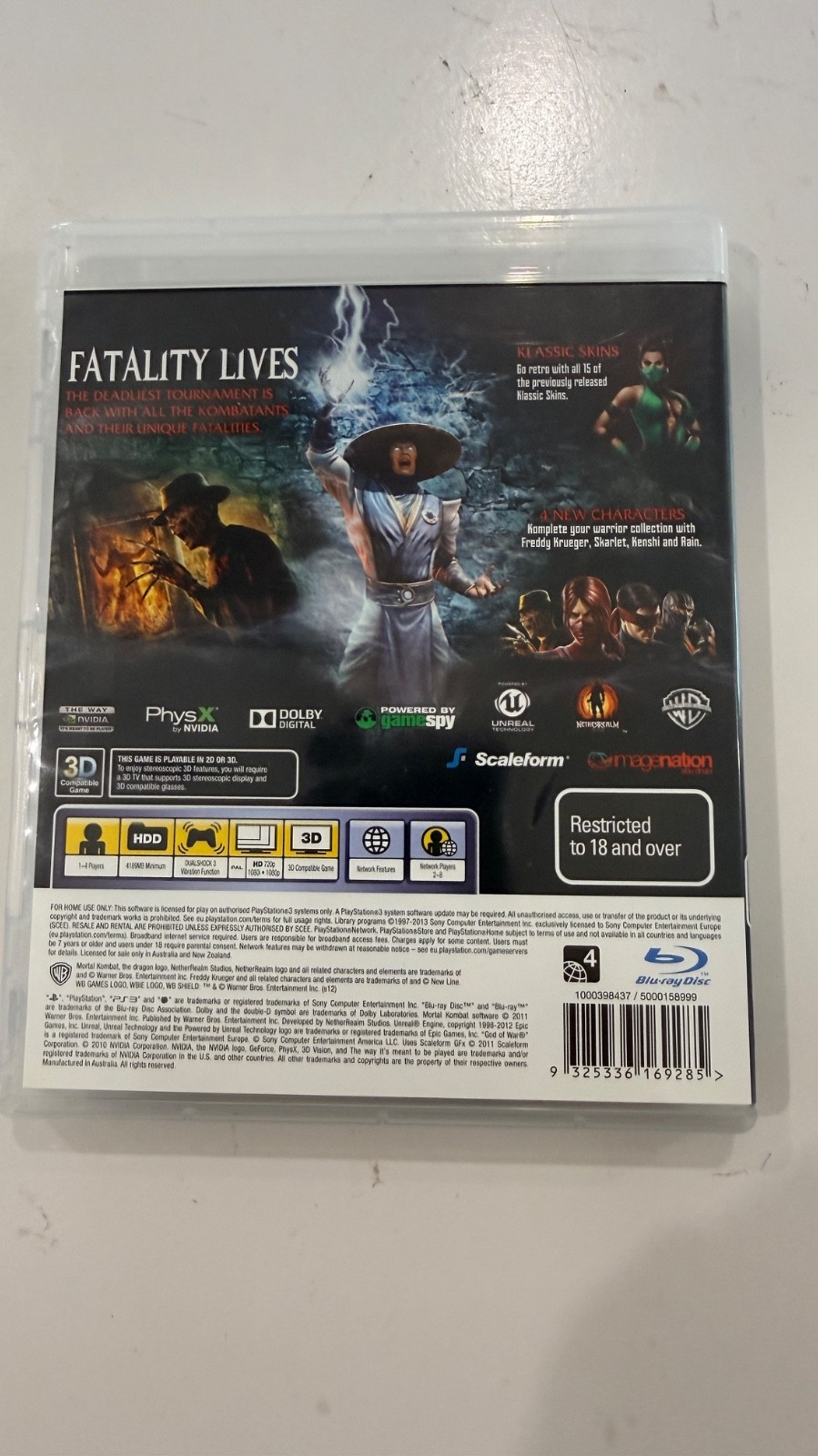 Mortal Kombat Komplete Edition (PS3) CIB | PAL | Very Good Condition