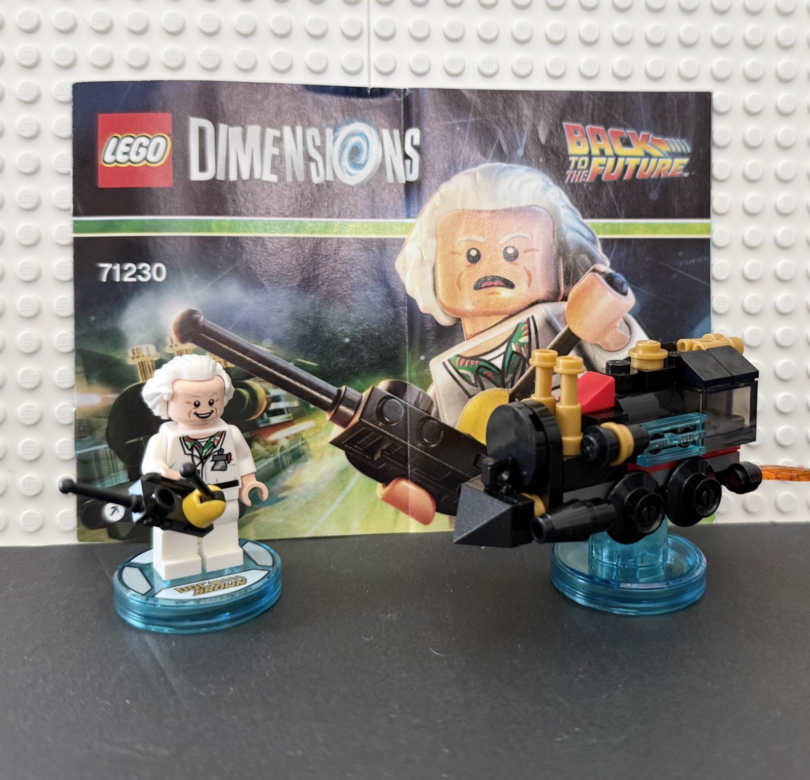 Lego Dimensions Back to The Future Doc Brown Fun Pack 71230 Fully Complete