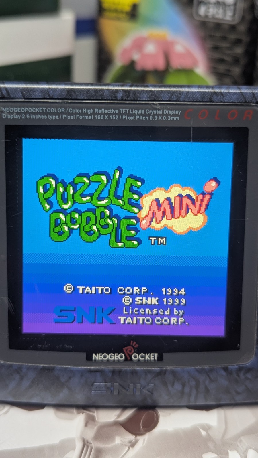 Puzzle Bobble Mini (NeoGeo Pocket Color) Cartridge