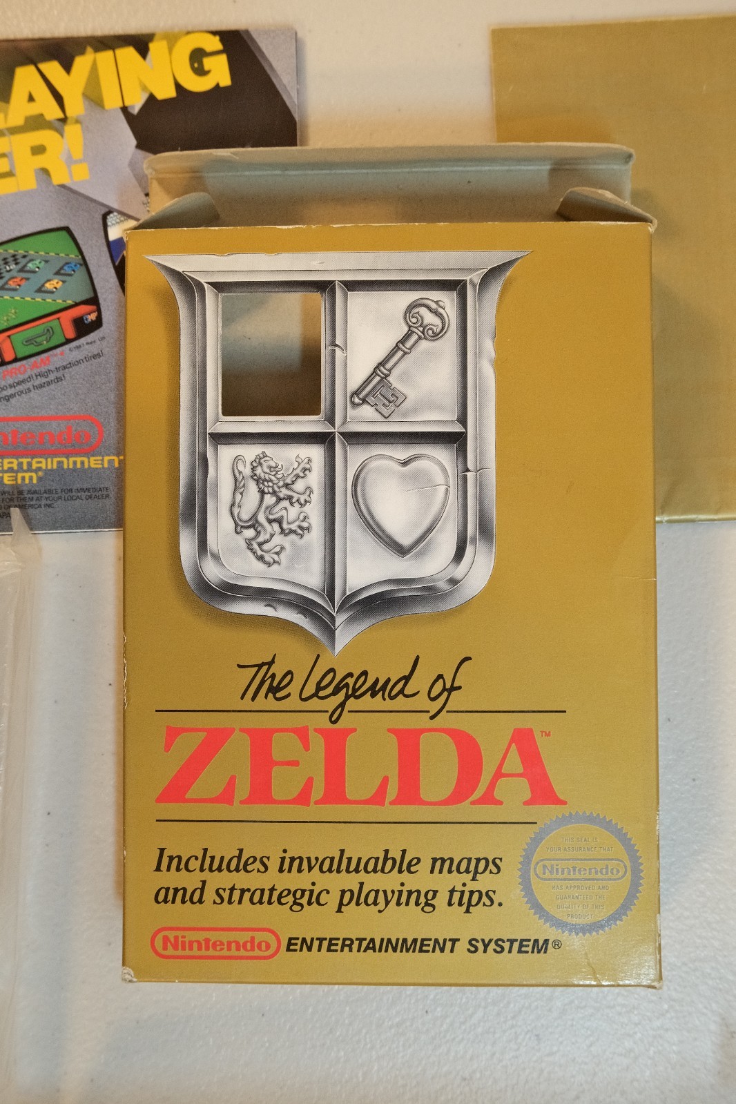 The Legend of Zelda (Nintendo NES, 1987) Complete with Inserts & Poster