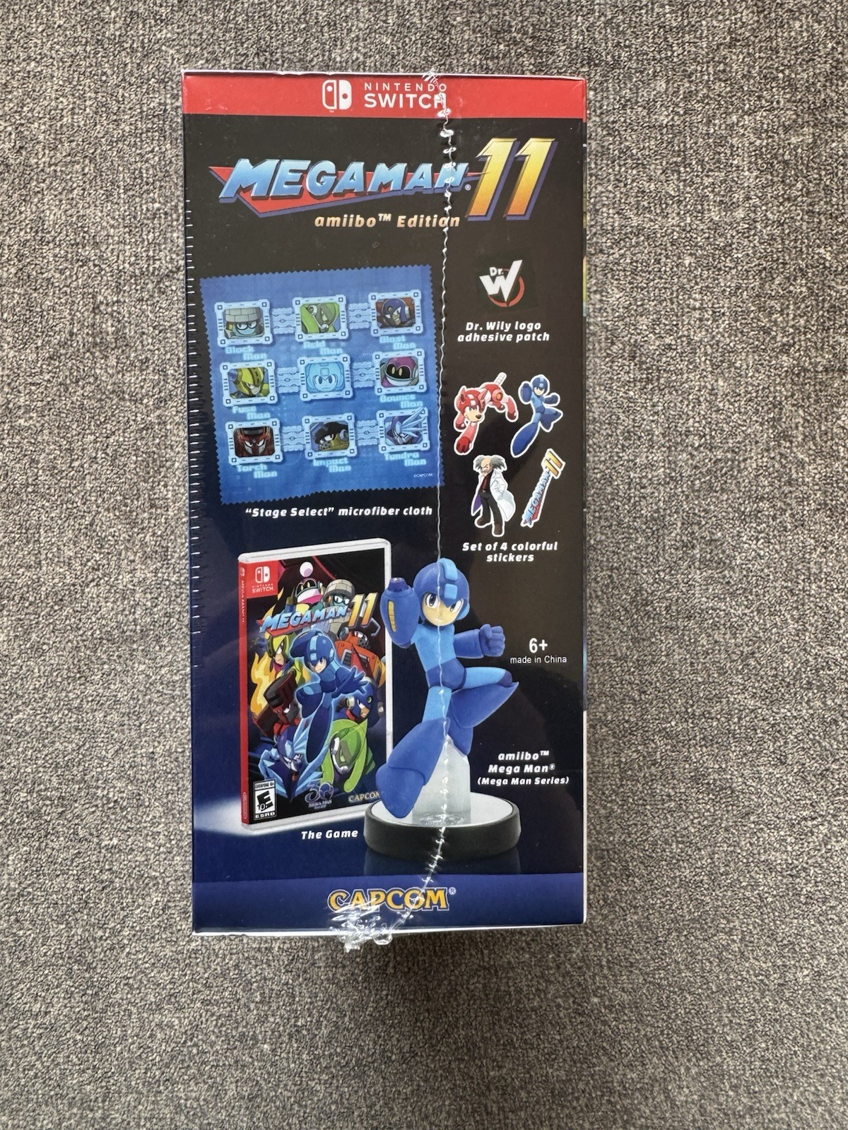 Mega Man 11 Amiibo Edition Nintendo Switch SEALED Complete Capcom Rare