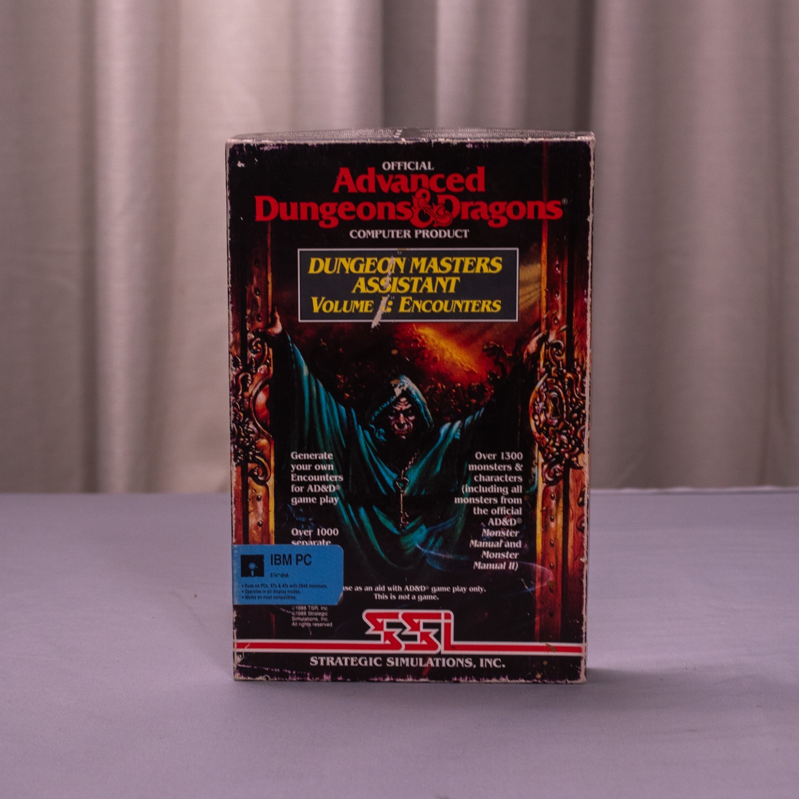 D&D Dungeon Master’s Assistant Volume 1: Encounters IBM PC Game Play Only 1988