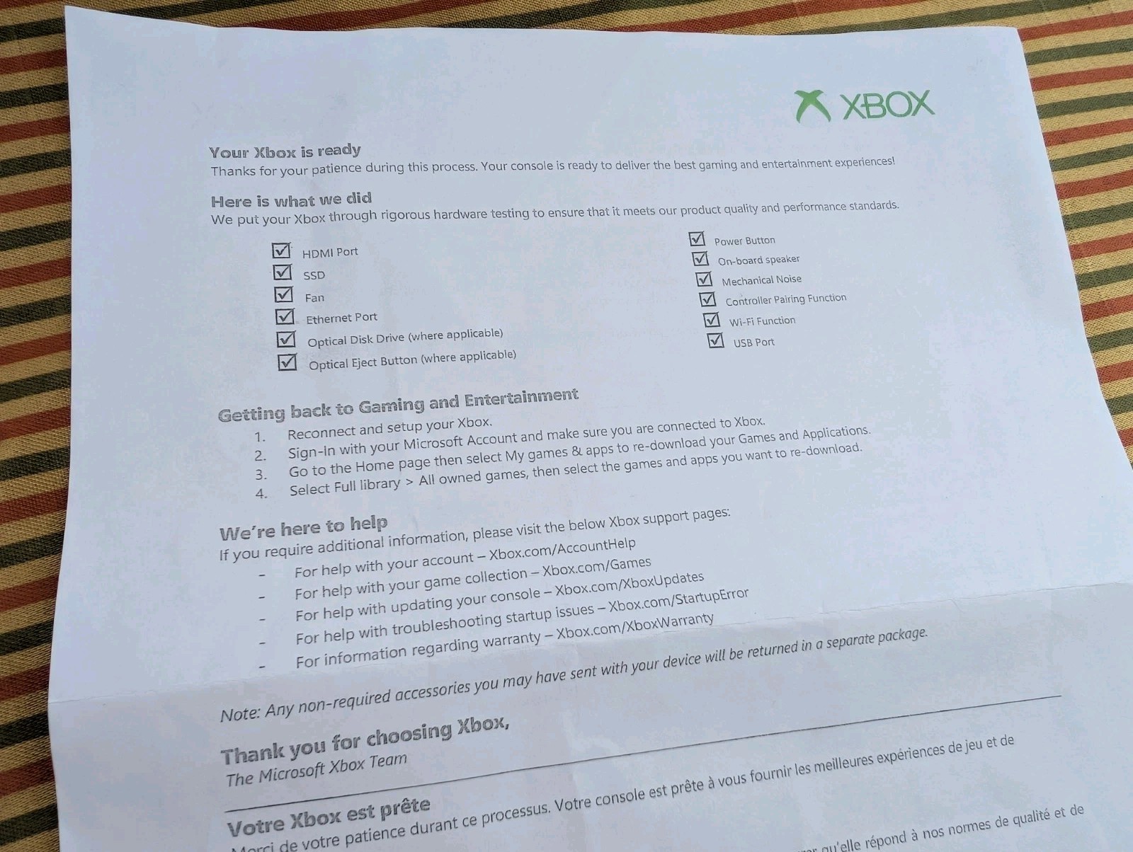 Xbox Series X 1TB Console For Parts/Repair OEM Box Microsoft The Sandlot AS-IS