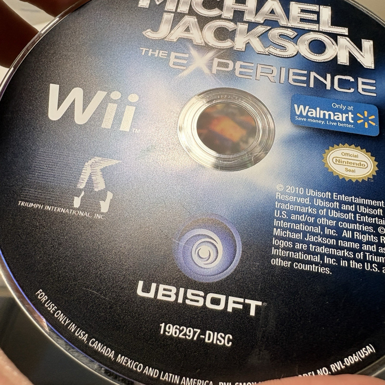 Michael Jackson The Experience Nintendo Wii Complete CIB Tested Clean No Glove