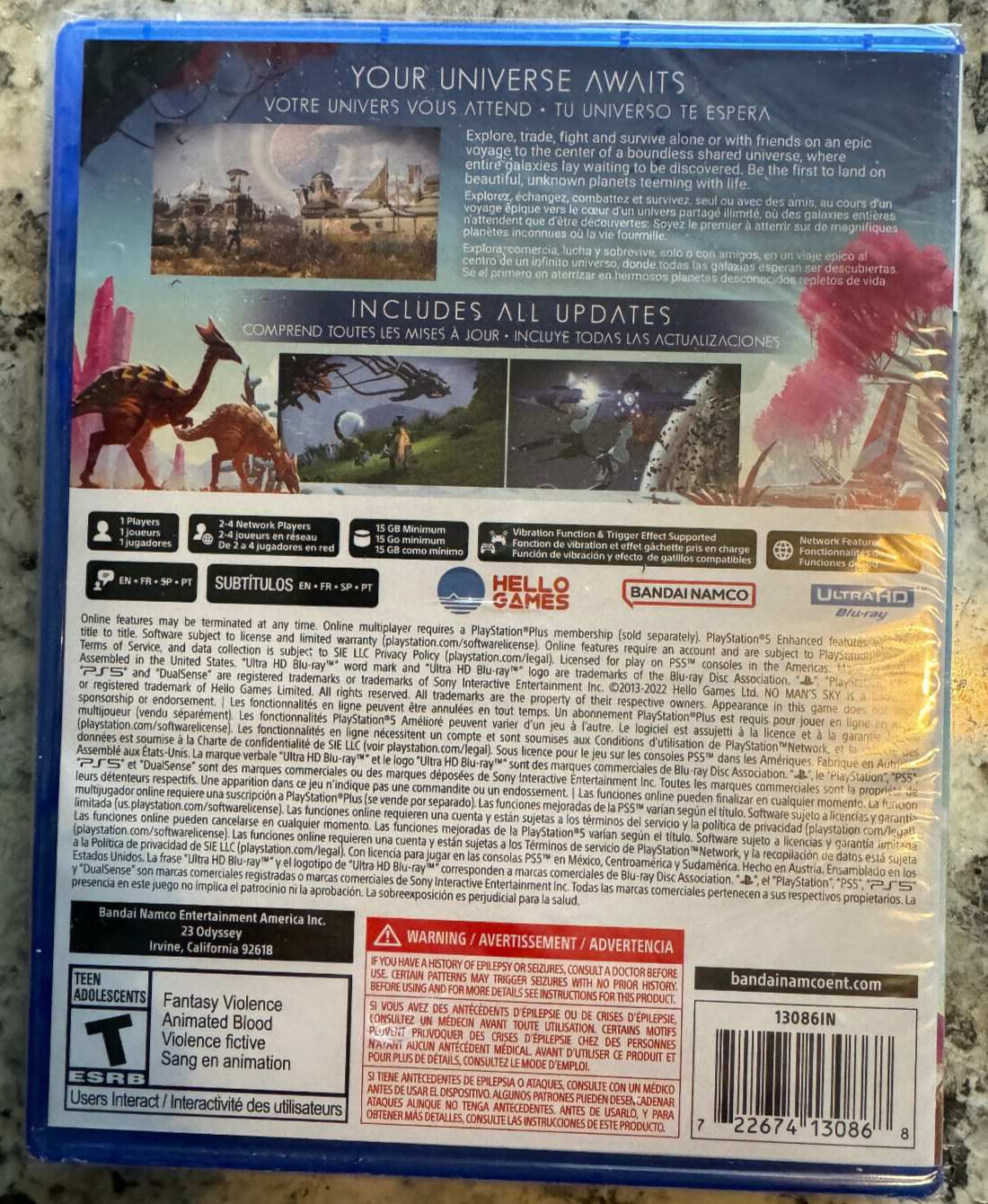No Man’s Sky PS5 Brand New Factory Sealed Sony PlayStation 5 No Mans Sky
