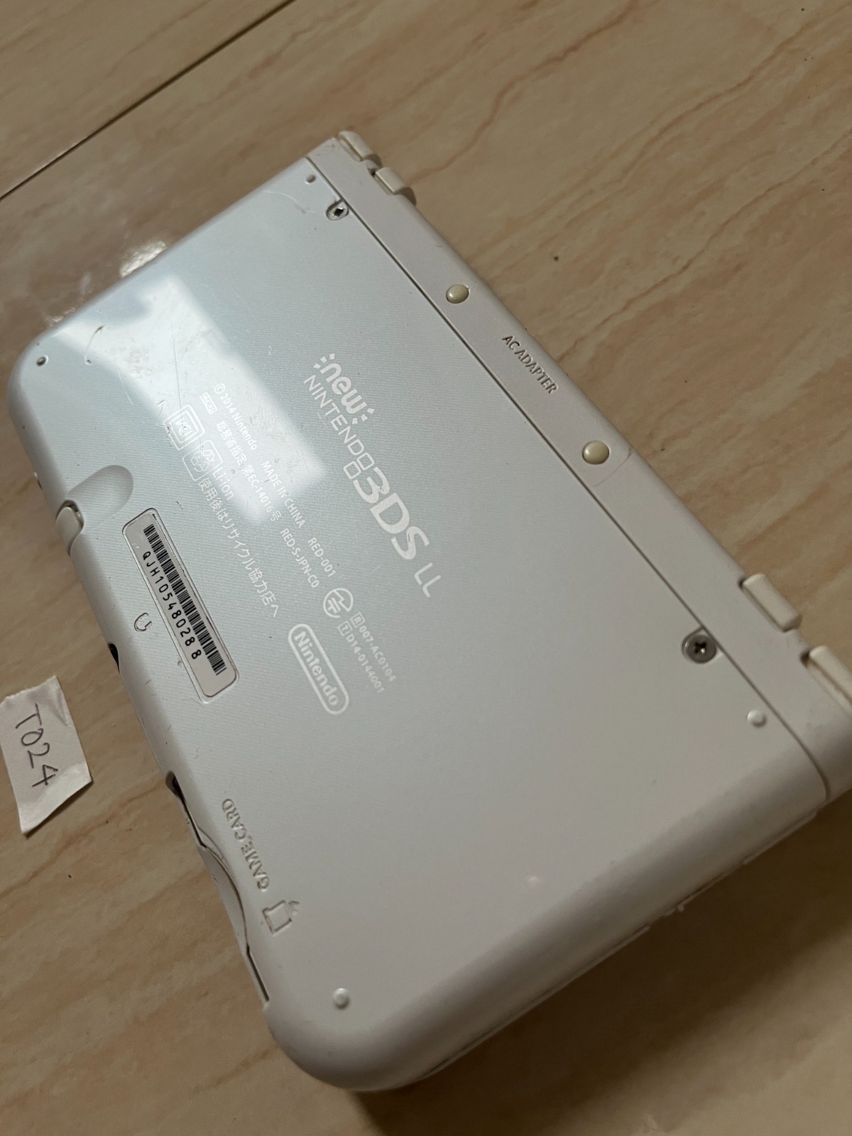 TOP IPS Nintendo new 3DS LL XL Pearl White Console Japanese Excellent T024