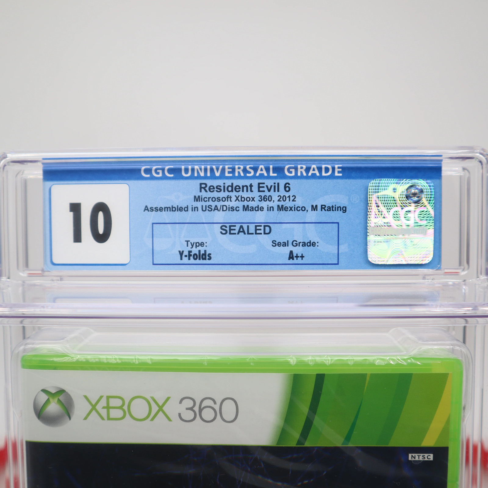 XBox 360 RESIDENT EVIL 6 VI – HIGHEST/PERFECT GRADED CGC 10 A++! NEW & Sealed!