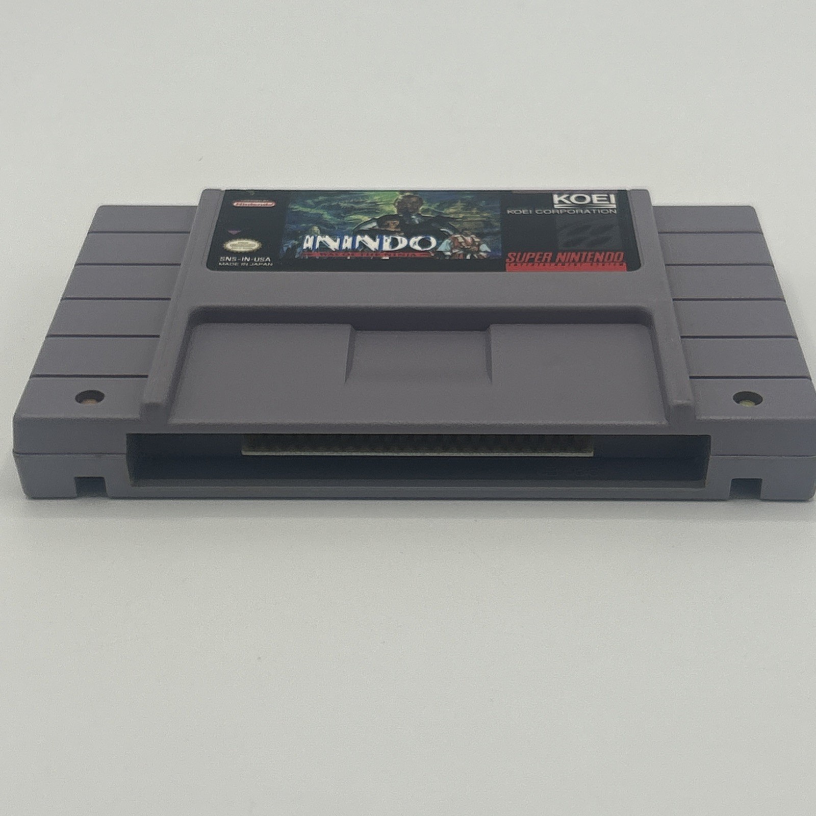 Inindo: The Way of the Ninja Tested (SNES 1993) With Protective Case