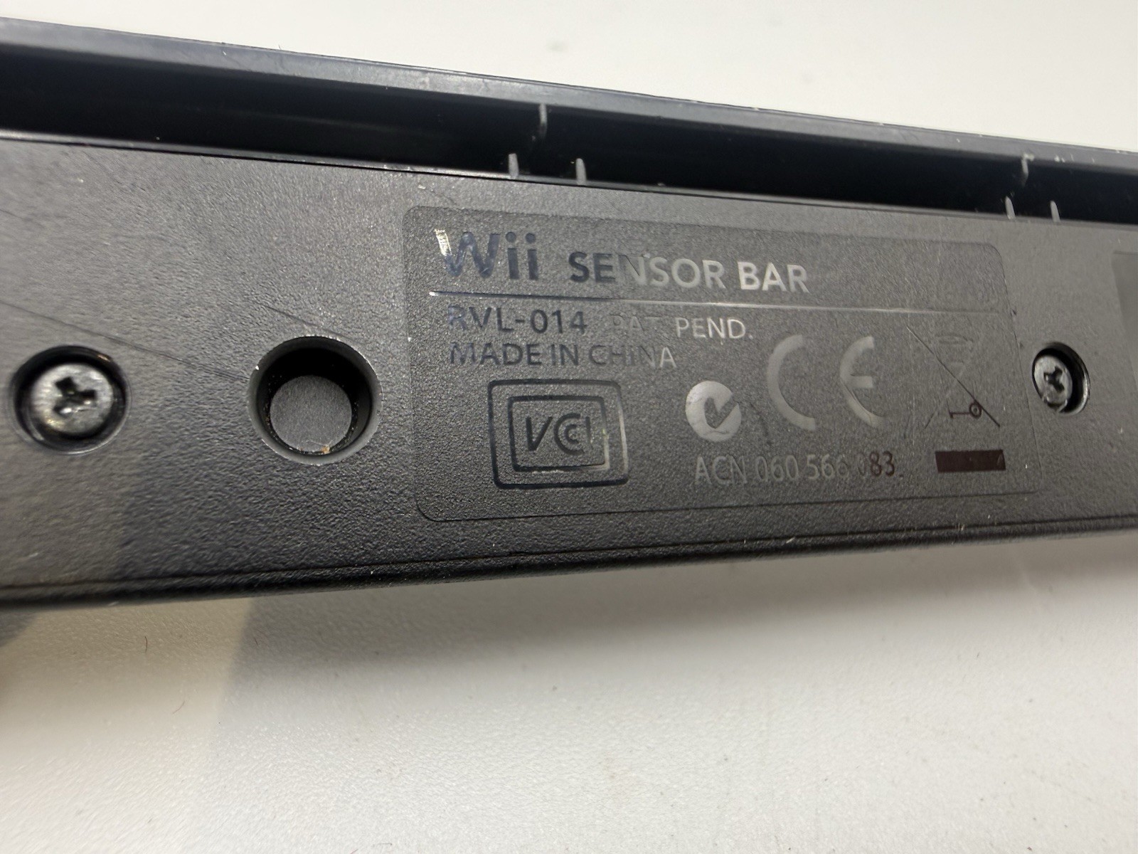 Nintendo Wii OEM Sensor Bar Wired Official RVL-014 For Wii And Wii U Very Good