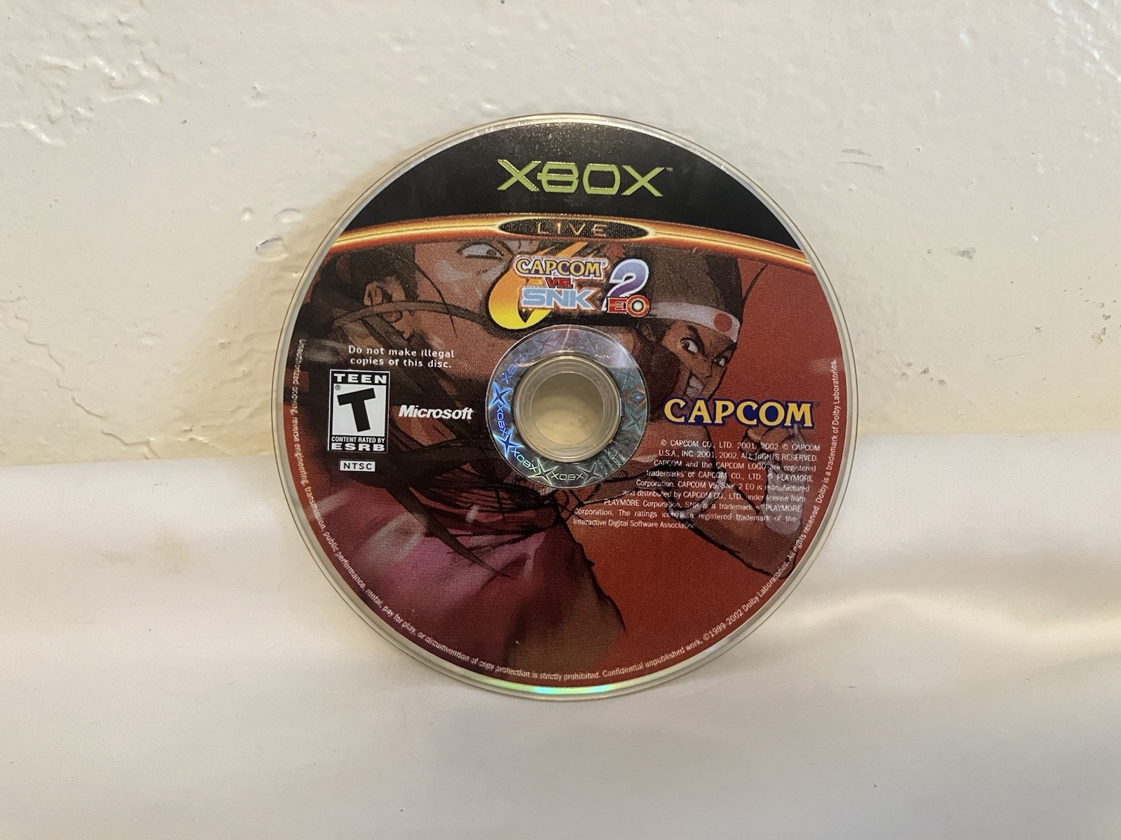 Capcom vs. SNK 2: EO Microsoft Xbox Disc Only Tested & Works Fast Free Shipping!