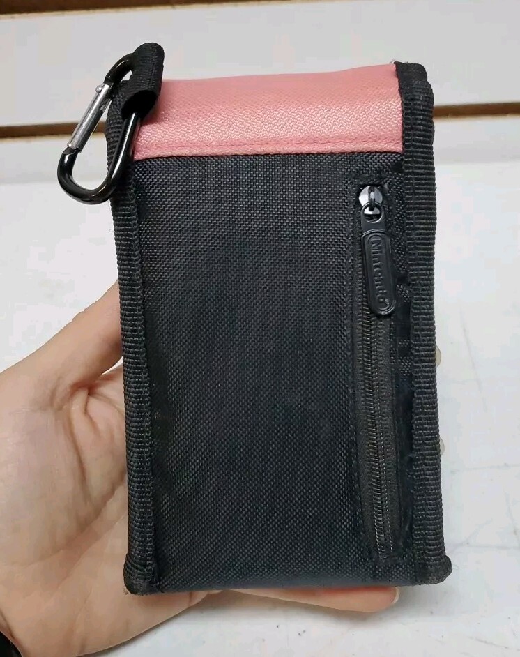 BD&A: Nintendo DS Carrying Case (Pink & Black w/Waist Clip) Pre-Owned