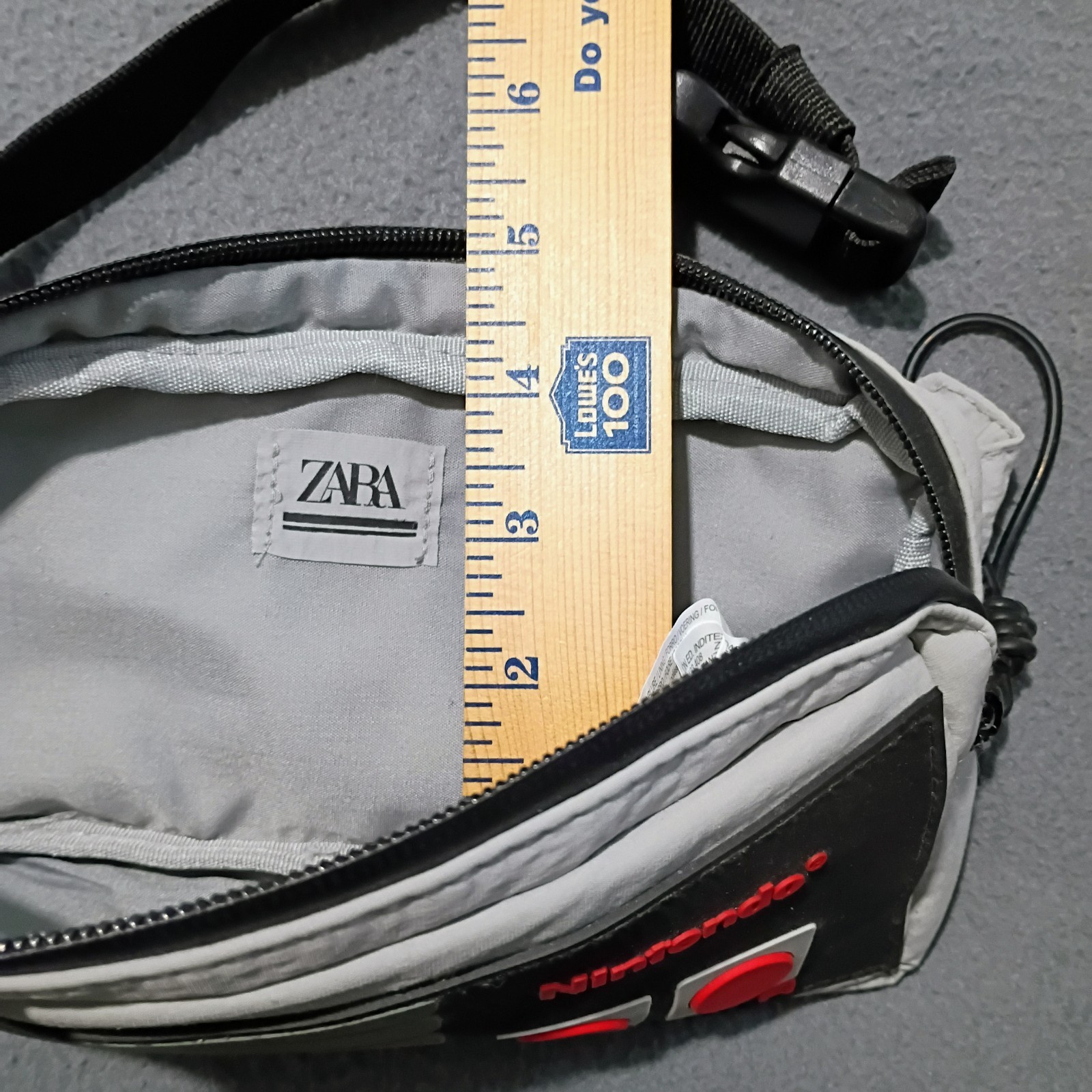 Zara x Nintendo Entertainment System NES Controller Fanny Pack Hip Bag Pouch