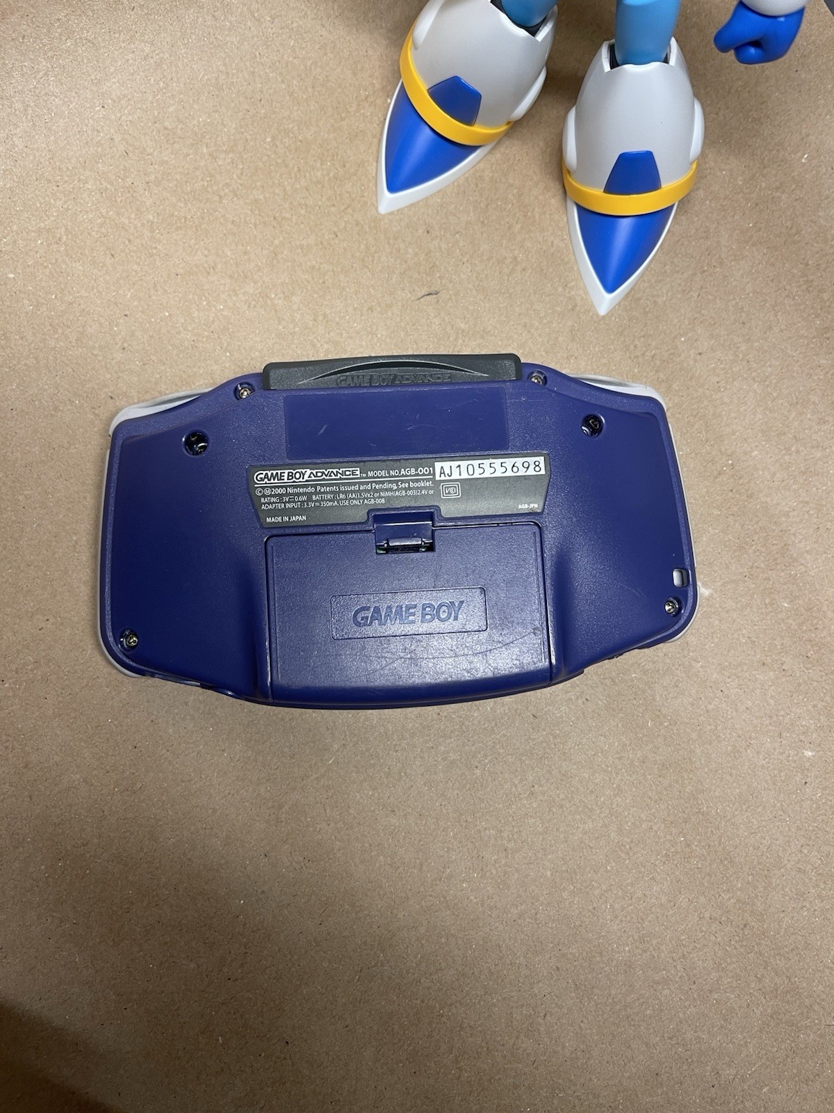 Nintendo Game Boy Advance AGB-001 Purple Handheld System, Battery Powered