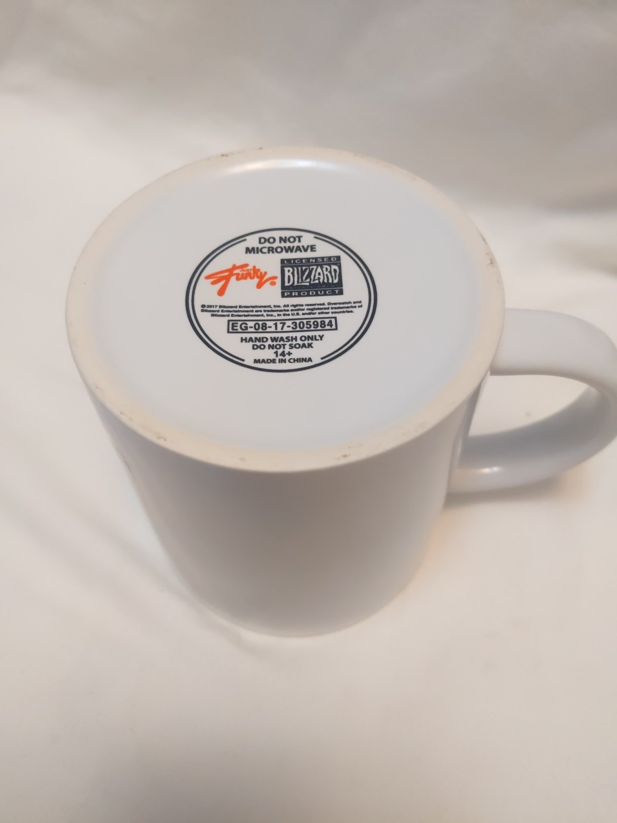 Overwatch Design Blizzard Entertainment Collectable Coffee Tea Mug Cup White