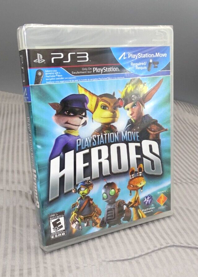 PlayStation Move Heroes (Sony PlayStation 3, 2011) PS3 ***FACTORY SEALED***