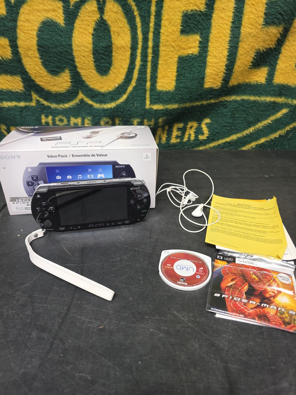 Sony PlayStation Portable Value Pack w/ Box – PSP-1001K – Tested