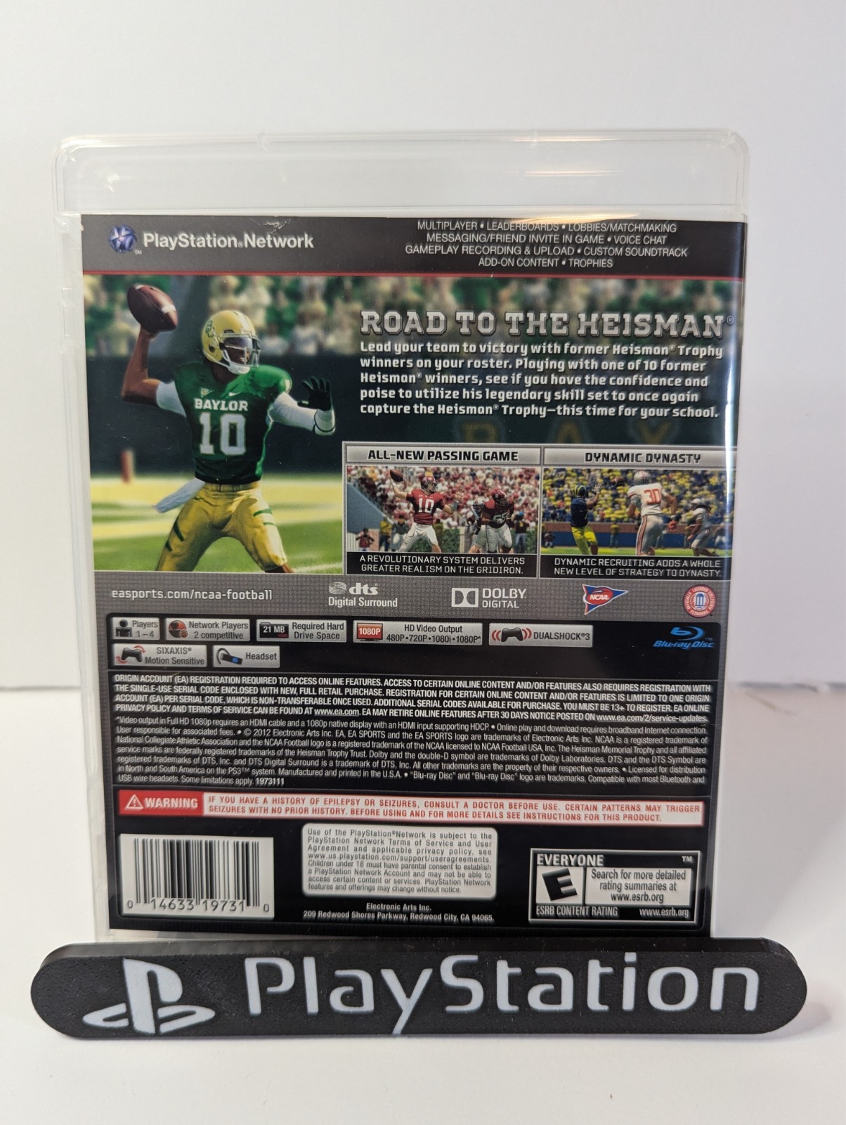 NCAA Football 13 – PlayStation PS3 – CIB Complete – Cleaned, Tested, Working!