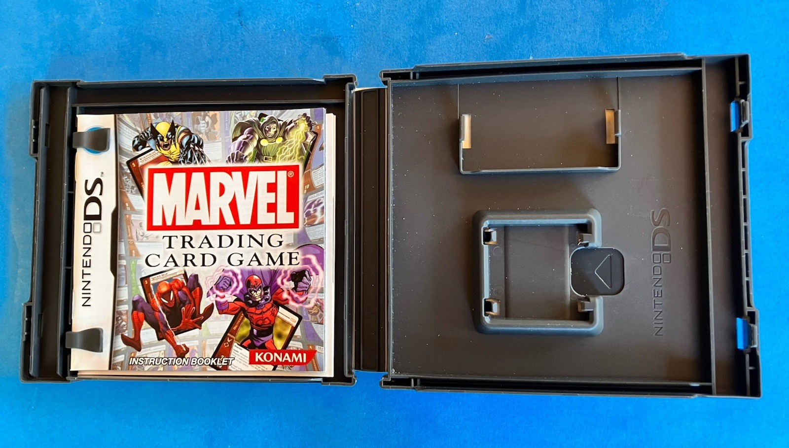 Marvel Trading Card Game (Nintendo DS) Case & Manual Only – NO GAME – Ships Free