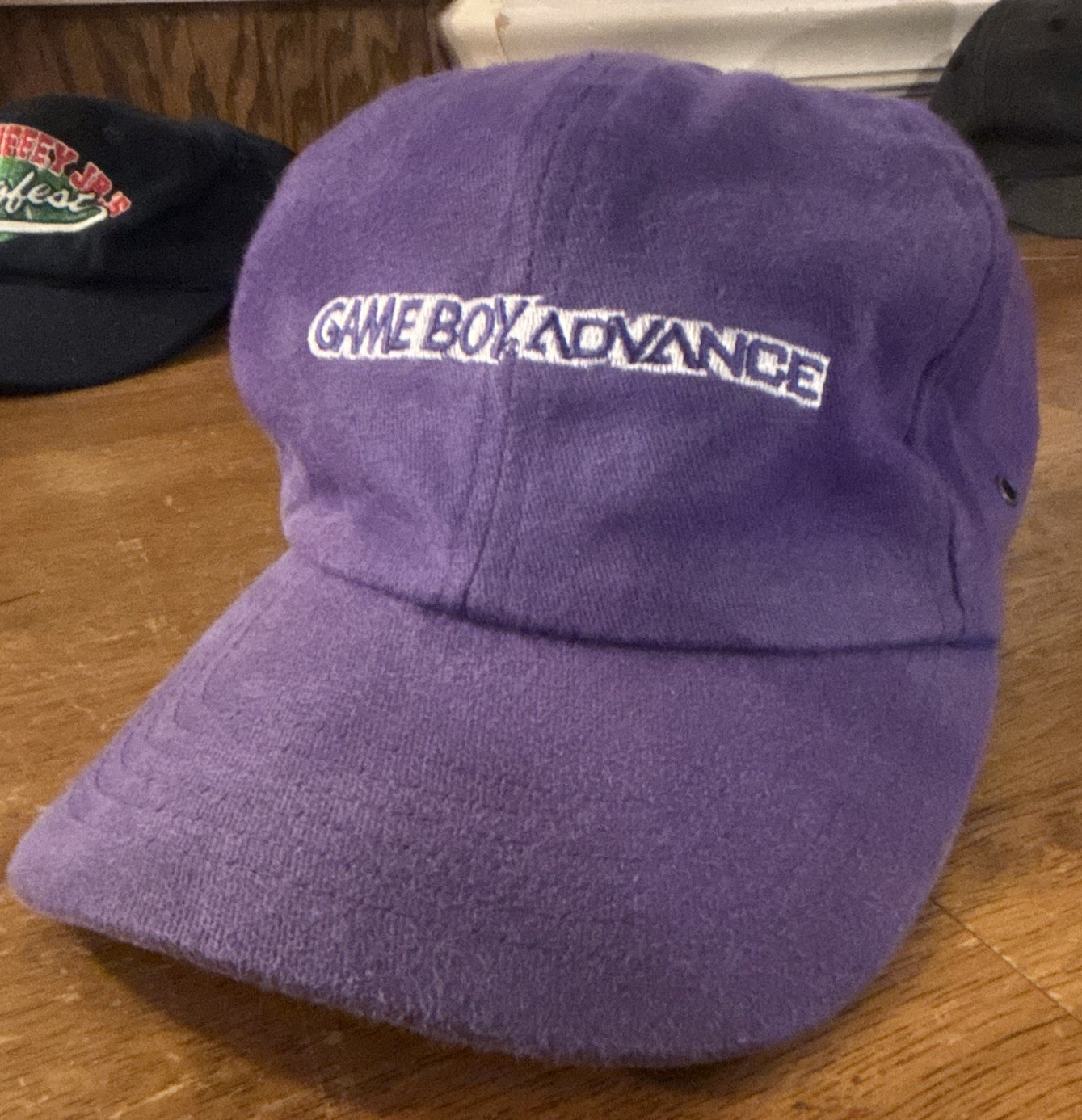 Nintendo Game Boy Advance Purple Adj Hat Cap 2001, NINTENDO OF AMERICA PROMO