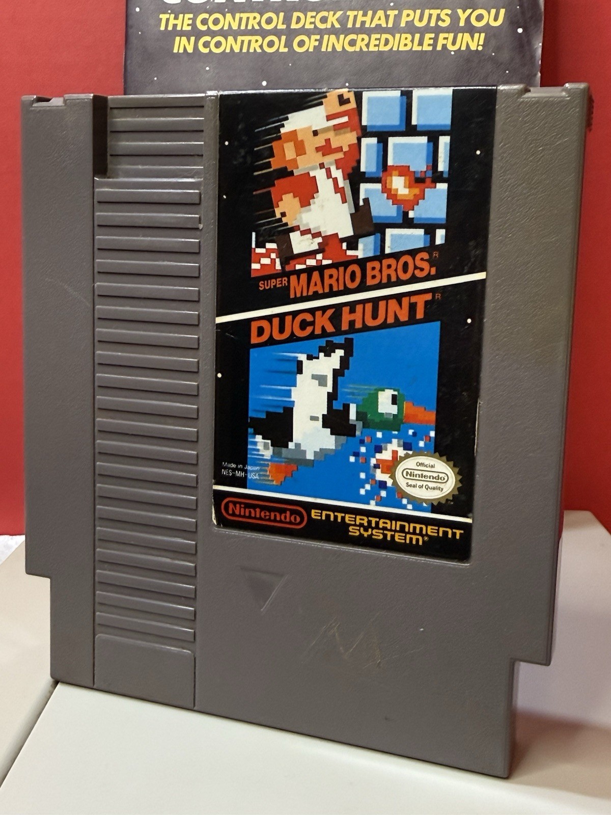 Vintage 1985 Nintendo Control Deck Super Mario Brothers Version With Box Manual