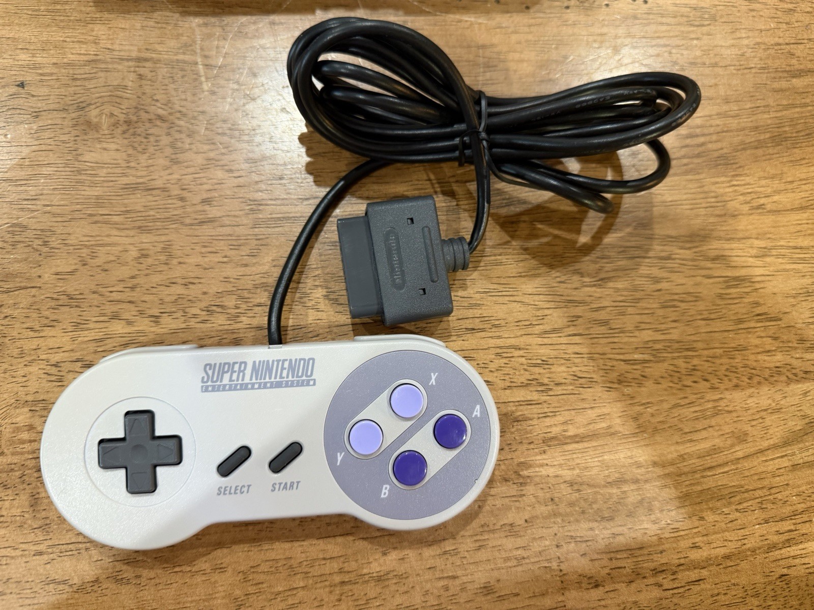 Super Nintendo SNES Console SNS-001 System Set w/ Controller, Power & Game