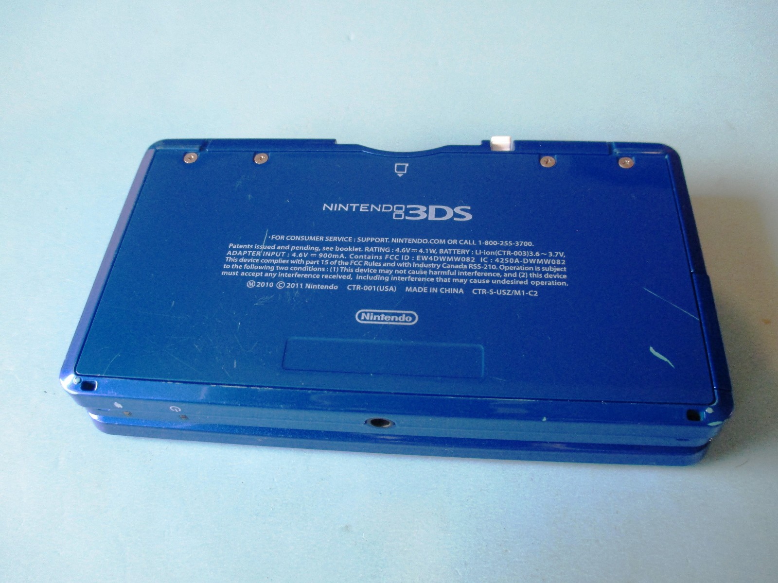 Nintendo 3DS Luigi’s Mansion: Dark Moon Cobalt Blue System w/Charger FREE Ship!