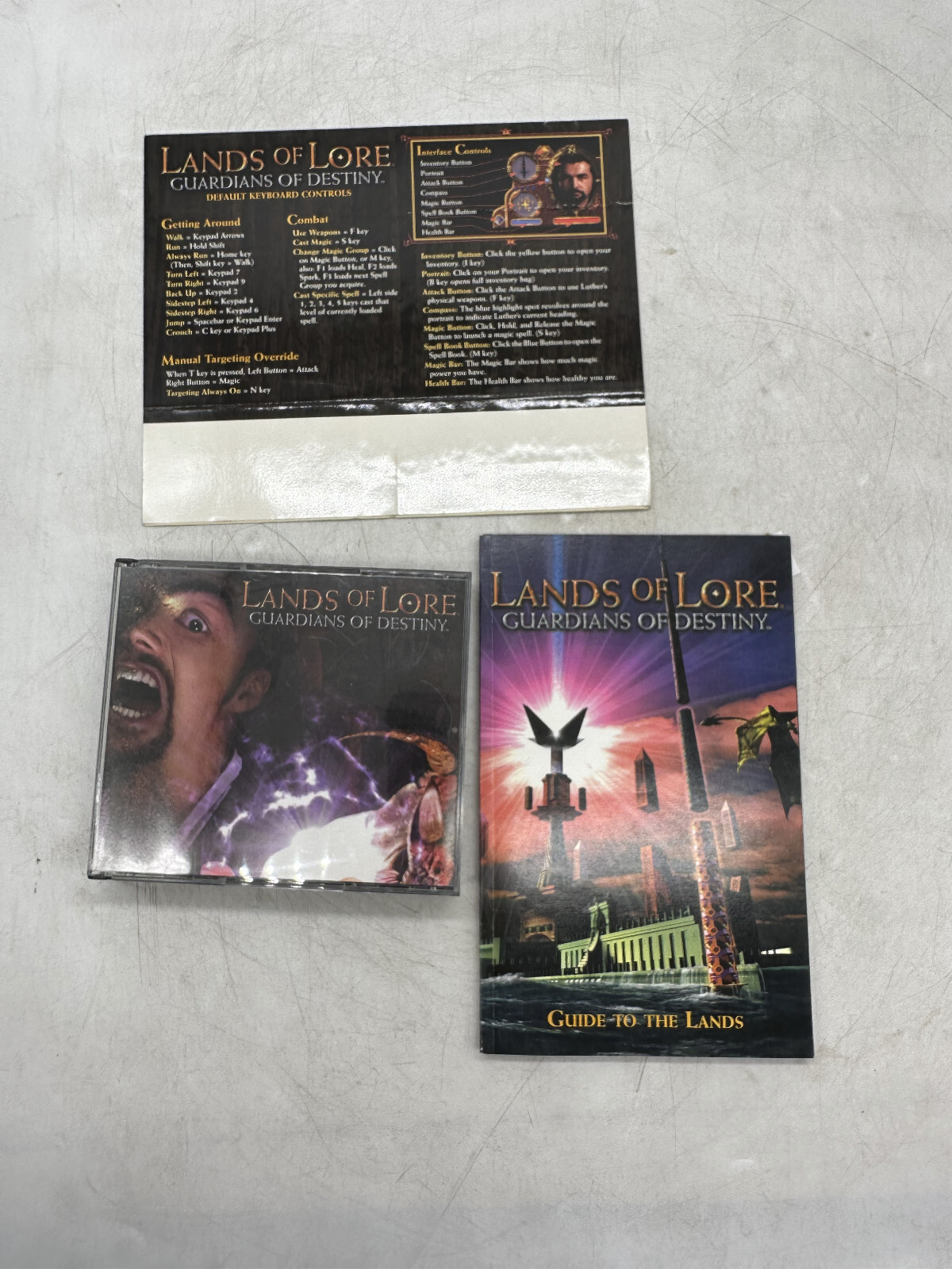 Legends of Lore Guardians of Destiny (PC, 1997, Westwood) NO BOX