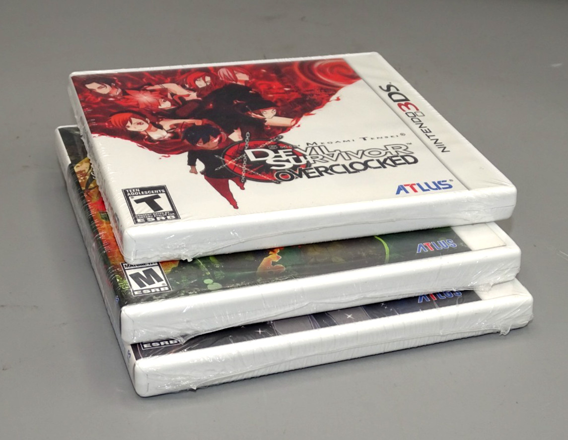 3-PACK 3DS Shin Megami Tensei OVERCLOCKED / RECORD BREAKER / APOCALYPSE *NEW*
