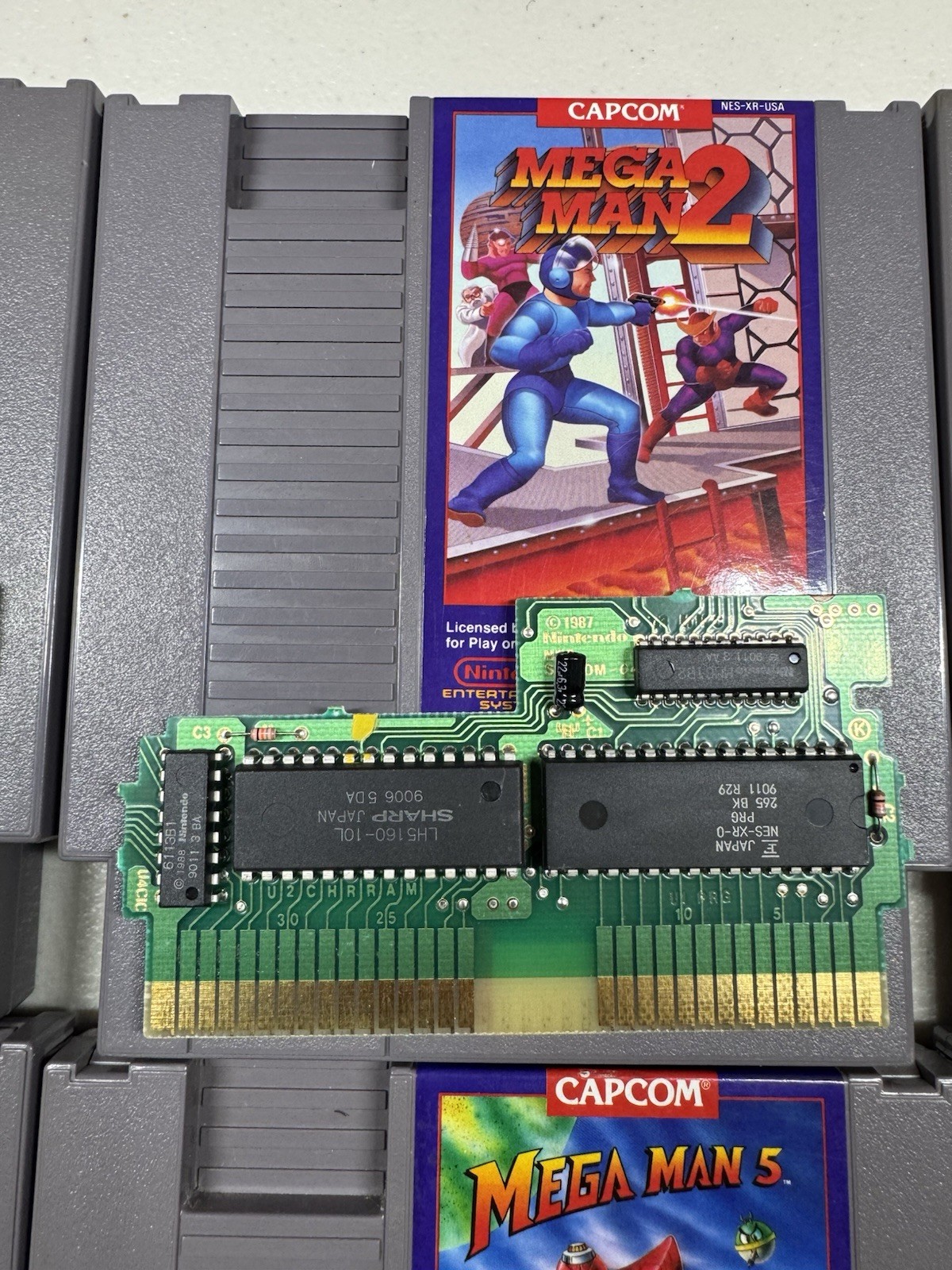 NES Nintendo Mega Man 1-6 Lot 1 2 3 4 5 6 Authentic Tested