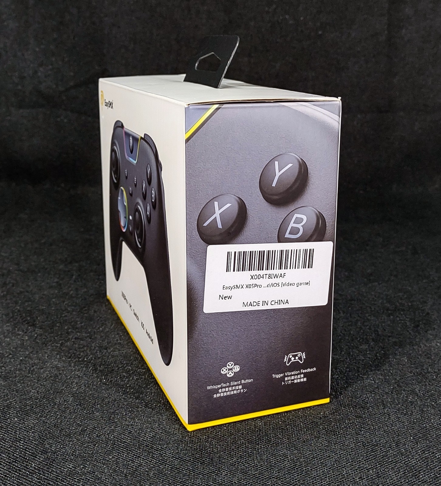 EasySMX X05Pro Wireless PC Controller Quiet-Press Buttons, 2-Stage Impulse NEW!!