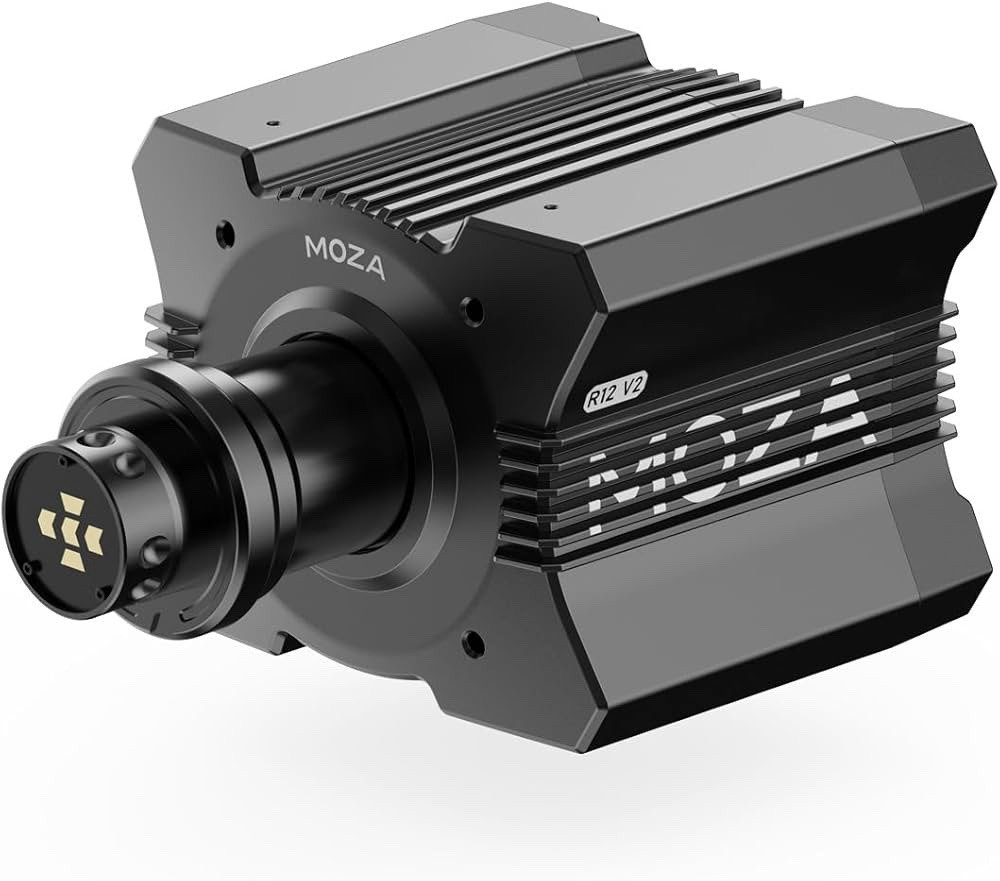 Moza R12 V2 Direct Drive Wheel Base and CRP2 Load Cell Pedals