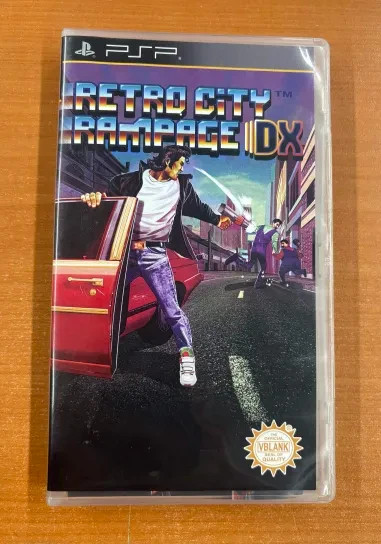 Retro City Rampage DX : PSP Case & Manual ONLY – Vblank – NO GAME VG