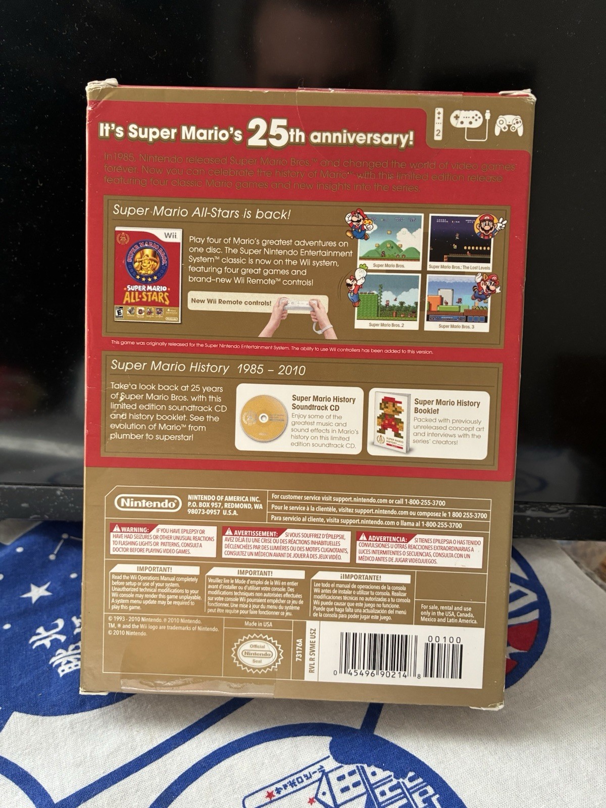 Super Mario All Stars Wii CIB
