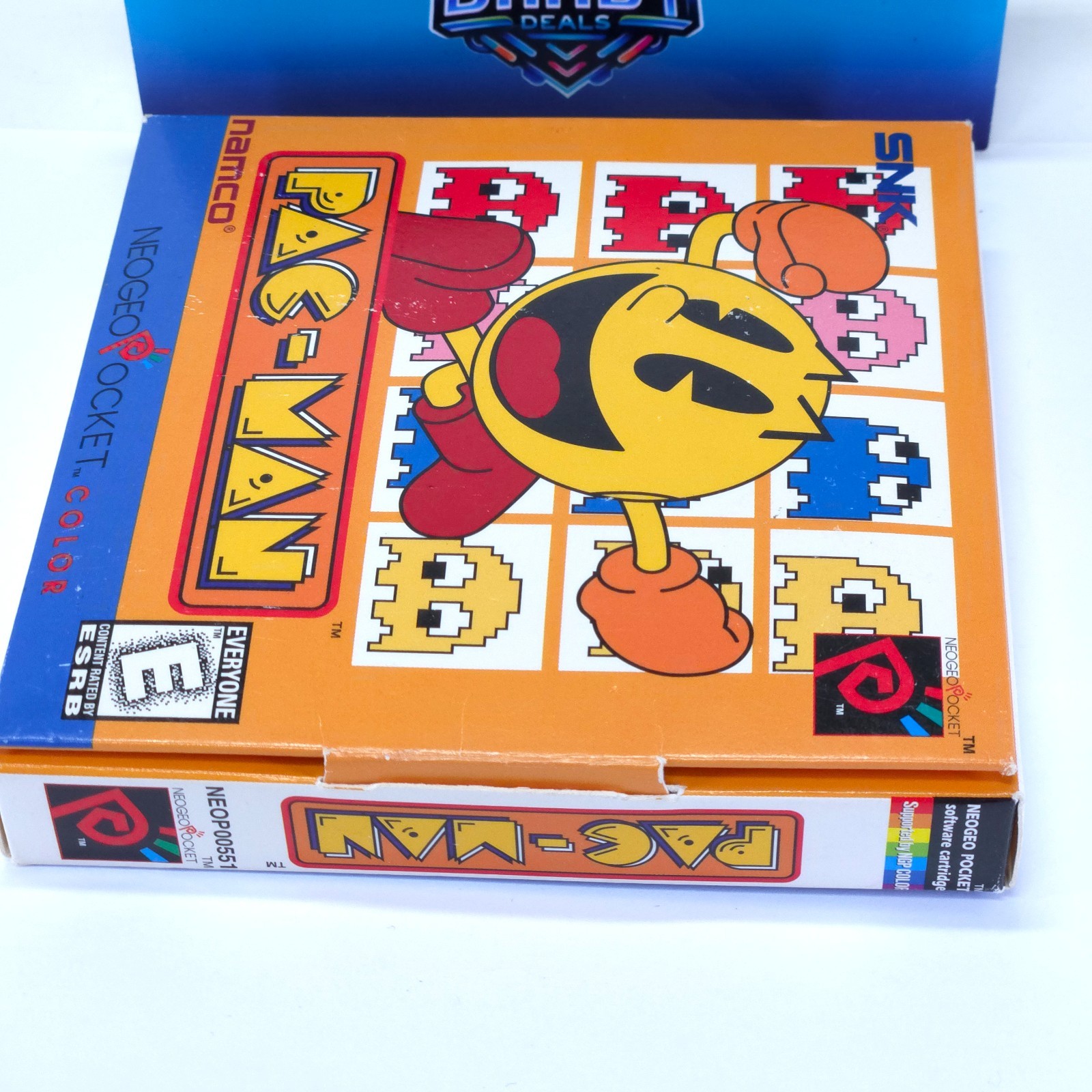Pac-Man CIB W/ Manual + Saled CrossRings – Neo Geo Pocket Color