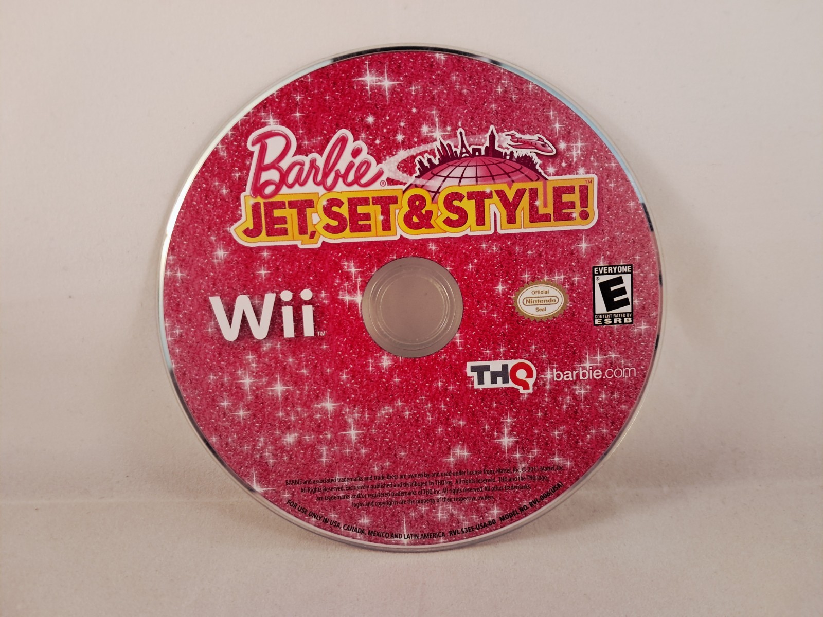 Barbie: Jet, Set & Style (Nintendo Wii, 2011) Complete w/ Manual CIB Tested