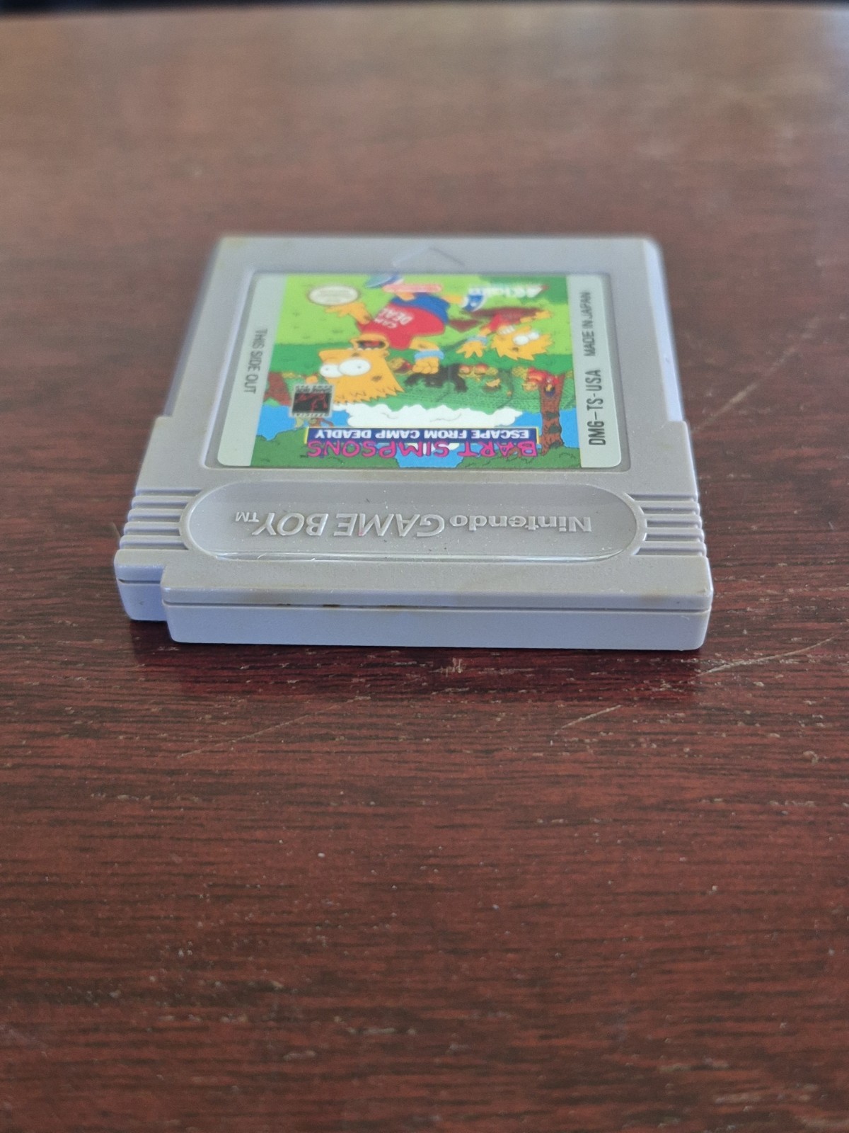 Bart Simpson’s Escape From Camp Deadly (Nintendo Game Boy) Tested Authentic
